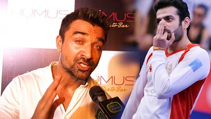 Ajaz Khan Lashes Out At Karan Patel | Box Cricket League 2014
