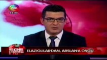 Ege Tv'de yayınlanan ''Elazığlılardan Başkan Hasan ARSLAN'a övgü '' haberi 12.11.2014
