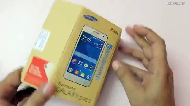 Samsung Galaxy Core 2 Unboxing First Boot Hands on Overview
