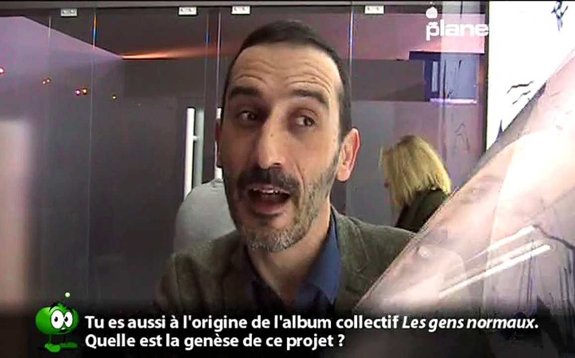 Hubert en interview pour planetebd.com