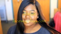 IZIWIG-LaceWigsBuy.com Reviews- 22 Silky Straight #1 Full Lace Wigs 100% Indian Remy Human Hair [FS0158]