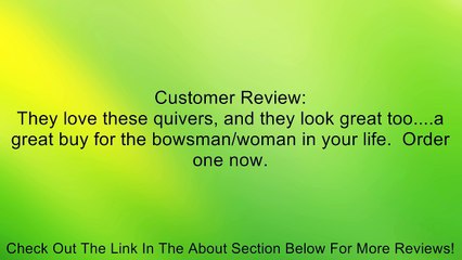 Mountain Man Suede Side Quiver w/Hook RH/LH Review