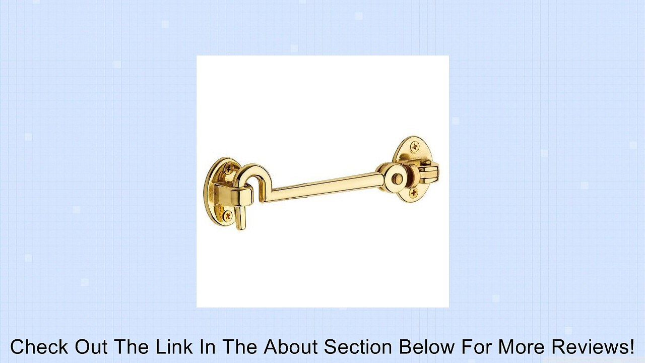 5-1/2 Inch Solid Brass Swivel Cabin Door Hook, Distressed Venetian Bronze Review