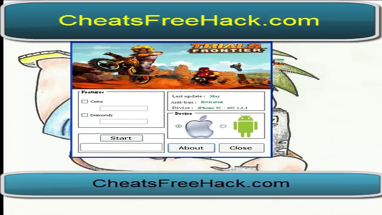 Trials Frontier Coins  Gema Fuel Cheat Hack Free Download 2014