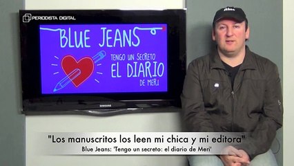 Blue Jeans, autor de 'Tengo un secreto: el diario de Meri'. 15-12-2014