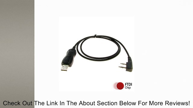 Kenwood 2-Pin USB Radio Programming Cable FTDI Chipset KPG-22, Also works with Baofeng, FDC, Linton, Pofung, Puxing, Surecom, Weierwei, Wouxun, and Quansheng Review