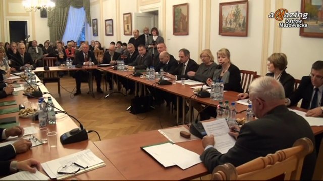 I Sesja Rady Miasta Ostrów Mazowiecka VII kadencji 1.12.2014