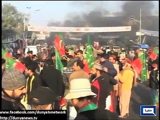 Pti Protest and Public face problems in various places Lahore.