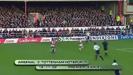 Les plus beaux buts de Thierry Henry (3/5): Arsenal-Tottenham (2002)