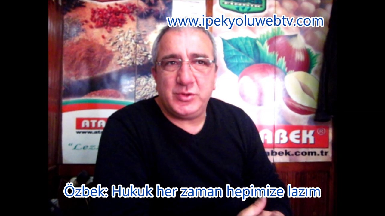 Özbek: Hukuk her zaman hepimize lazım
