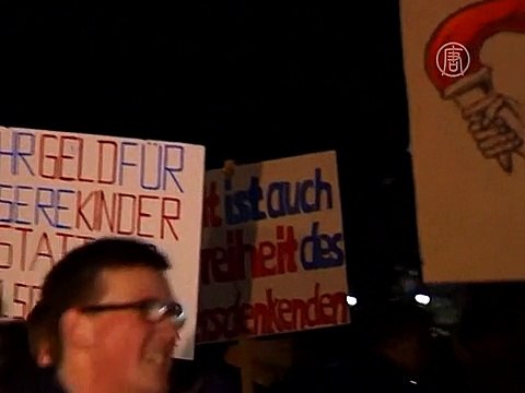 Марш против исламизации Запада прошёл в Дрездене