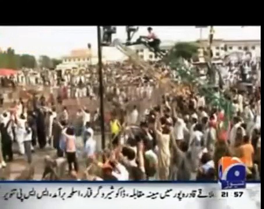 Tezabi Totay Imran Khan 25 August 2014 Geo News about PTI , PAT March Red Zone