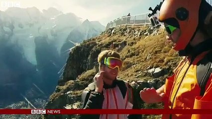 High Five en Wingsuit à Chamonix