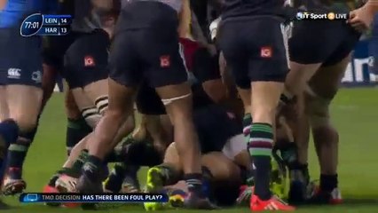 Fin de match ultra tendue entre le Leinster et les Harlequins