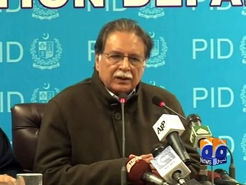 Geo News Headlines 16 December 2014_ (16-12-2014) Pervez Rashid Condemn Attack On Sana Mirza