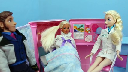Barbie Pregnant Baby Birth Story 3 Doctor HD Cartoon toys / Barbie