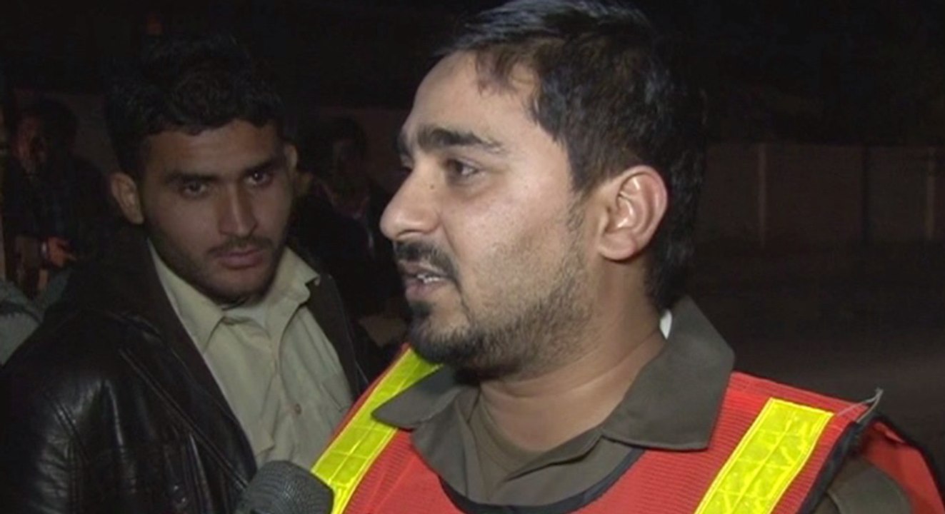 Rescue 1122 spokesperson talk to media