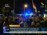 Alemanes protestan contra la 