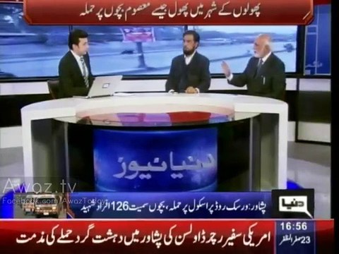 Haroon Rasheed appreciates steps of Imran Khan & Nawaz Sharif after Peshawar incident