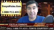 Dallas Cowboys vs. Indianapolis Colts Free Pick Prediction NFL Pro Football Odds Preview 12-21-2014