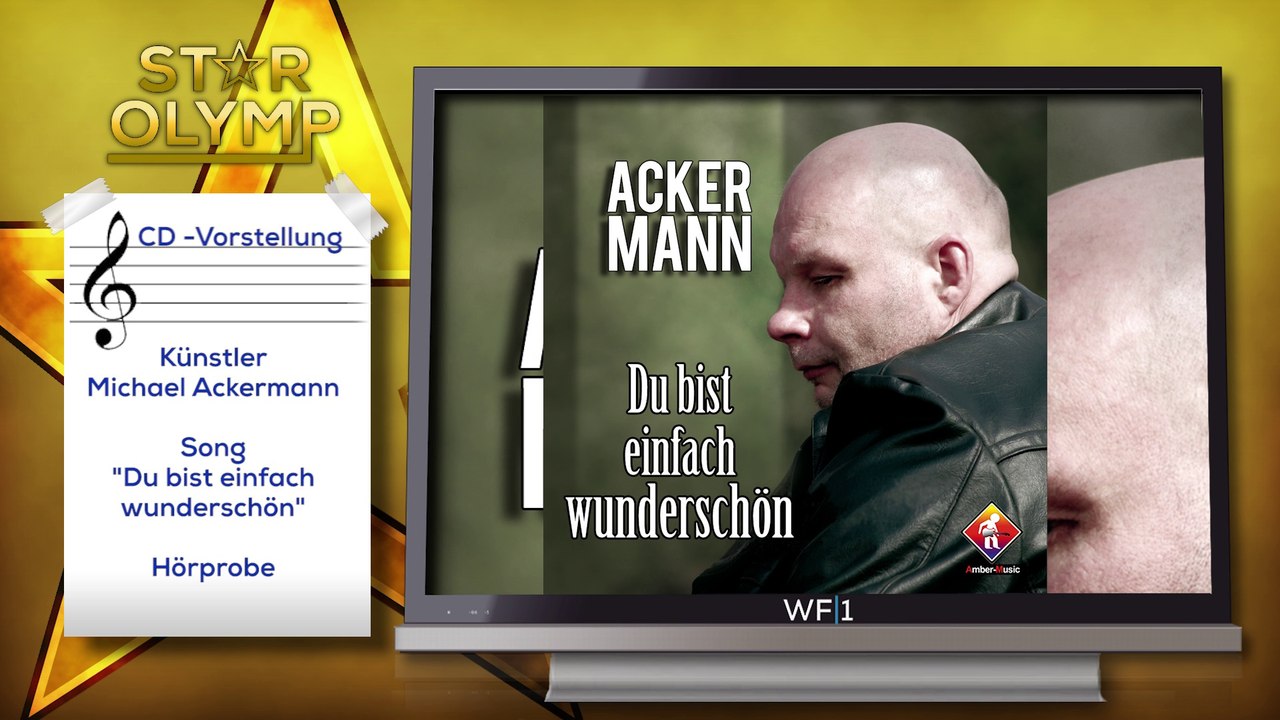 Sänger Michael Ackermann -Du bist einfach Wunderschön-  CD-Vorstellung-Amber-Musikpromotion-