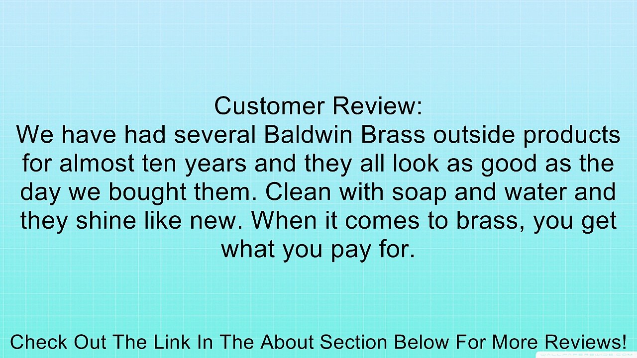 Baldwin 0116.151 Imperial Door Knocker, Antique Nickel Review