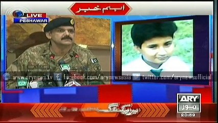 DG ISPR, Major General Asim Saleem Bajwa press conference at Peshawar  16 Dec 2014