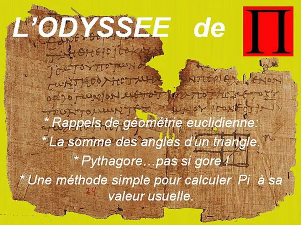Une manière simple de calculer Pi