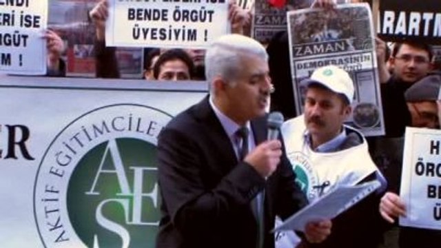 Kütahya'da Paralel Yapı Operasyonu Protestosu