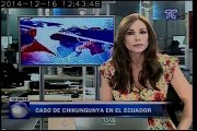 Caso de chikungunya en el Ecuador