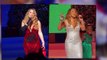 Mariah Carey emportée par les émotions durant un concert de Noël