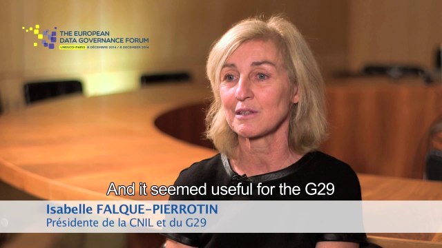 L'année 2015 va être cruciale pour la protection des données personnelles - Isabelle Falque-Pierrotin (CNIL - G29)