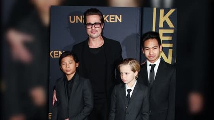 Brad Pitt vertritt seine kranke Frau Angelina Jolie