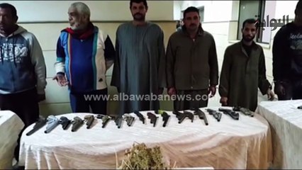 حصاد أكبر حملة أمنية لضبط العناصر الإجرامية ببني سويف