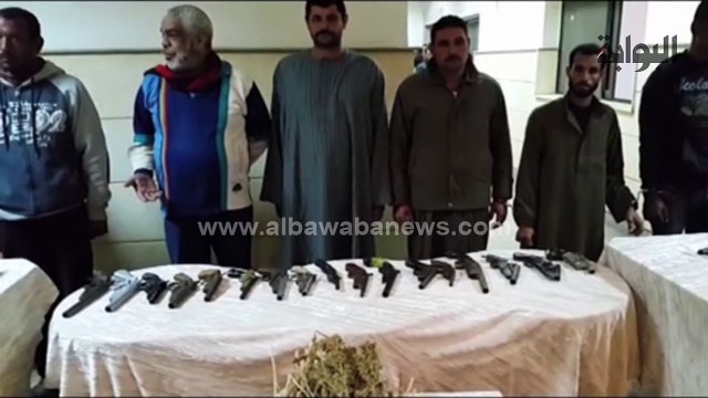 حصاد أكبر حملة أمنية لضبط العناصر الإجرامية ببني سويف