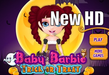 Princess Barbie Game - Baby Barbie Trick Or Treat Halloween Game - Gameplay