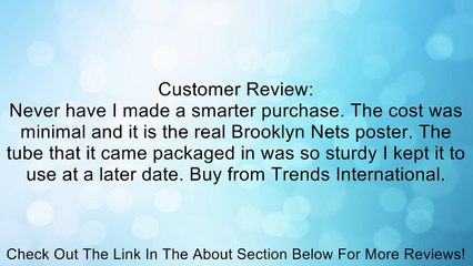 Brooklyn Nets Logo Basketball Poster Review