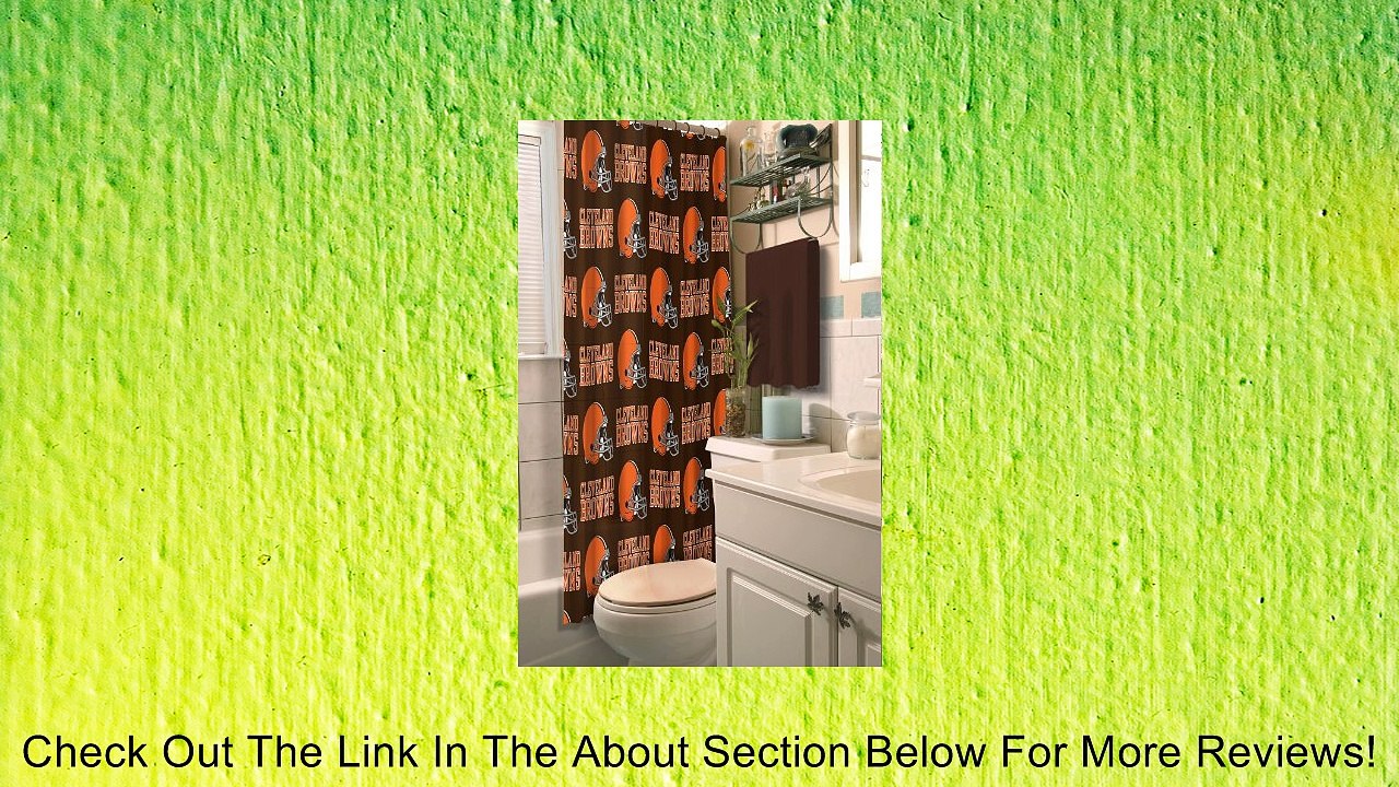 CLEVELAND BROWNS NFL SHOWER CURTAIN Review