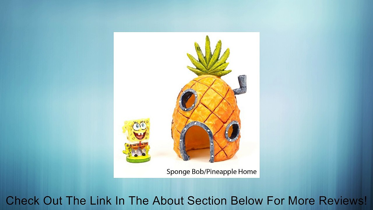 Penn Plax Spongebob & Pineapple Home Aquarium Decorations Review