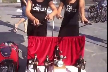 Amazing Beatles Street Puppets