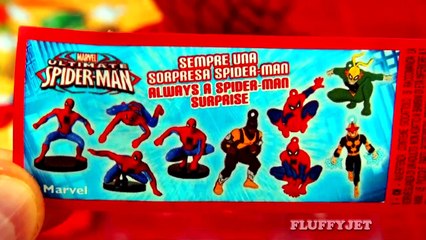 Download Video: Spiderman Surprise Eggs Marvel Comics Ultimate Spider Man Cartoon Toys Iron Fist Power Man FluffyJet