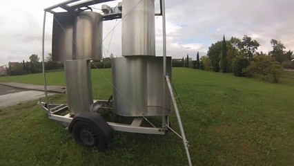 How To Build mobile Savonius - Rotor eolienne