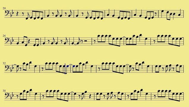 [ Bassonn ] Applause - Download Sheet Music - Lady Gaga