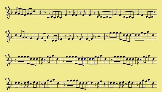 [ French horn ] Applause - Download Sheet Music - Lady Gaga