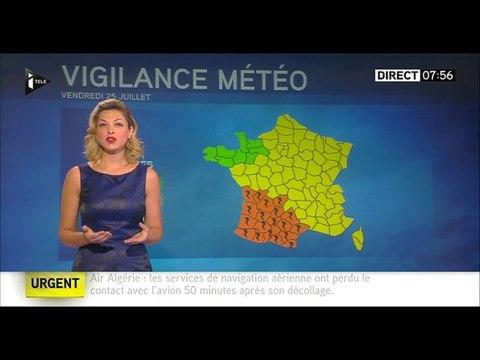 2014 07 25 - ELEONORE BOCCARA - ITELE - LA METEO