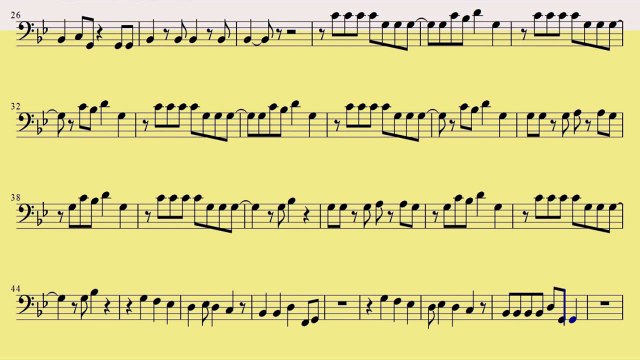 [ Trombone ]  Applause - Download Sheet Music - Lady Gaga