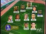 El 11 ideal del fútbol ecuatoriano 2014, según la AFE