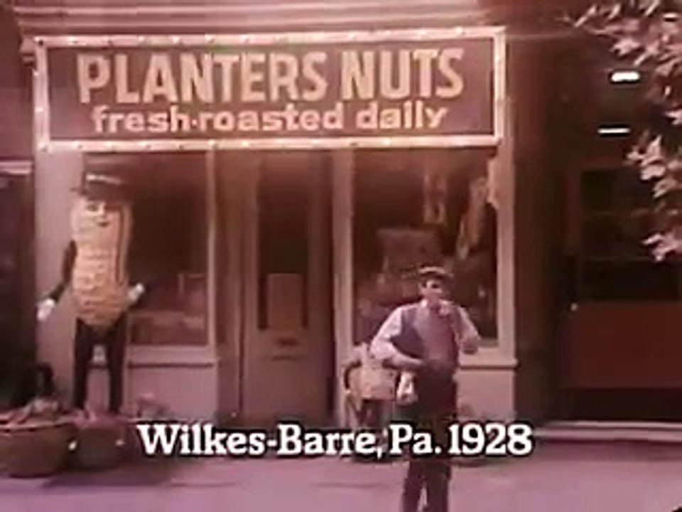 EARLY 70's OR MAYBE 1928 FRANK GIFFORD COMMERCIAL FOR PLANTERS PEANUTS