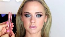 Smokey Eye Makeup Tutorial Brown & Blue Eyes | prom makeup tutorial | blue smokey eyes