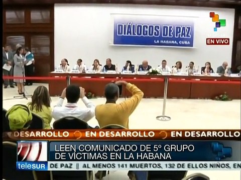 Víctimas colombianas agradecen a países garantes de proceso de paz